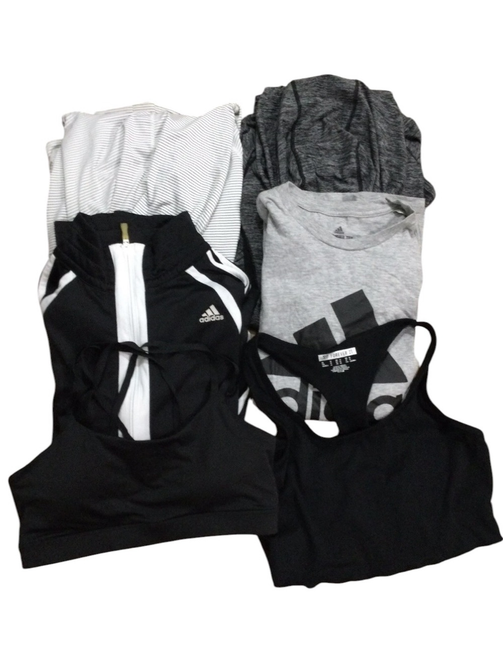 Women’s Active Wear Bundle Lot 7 Hoodie Sports Bra Clothing